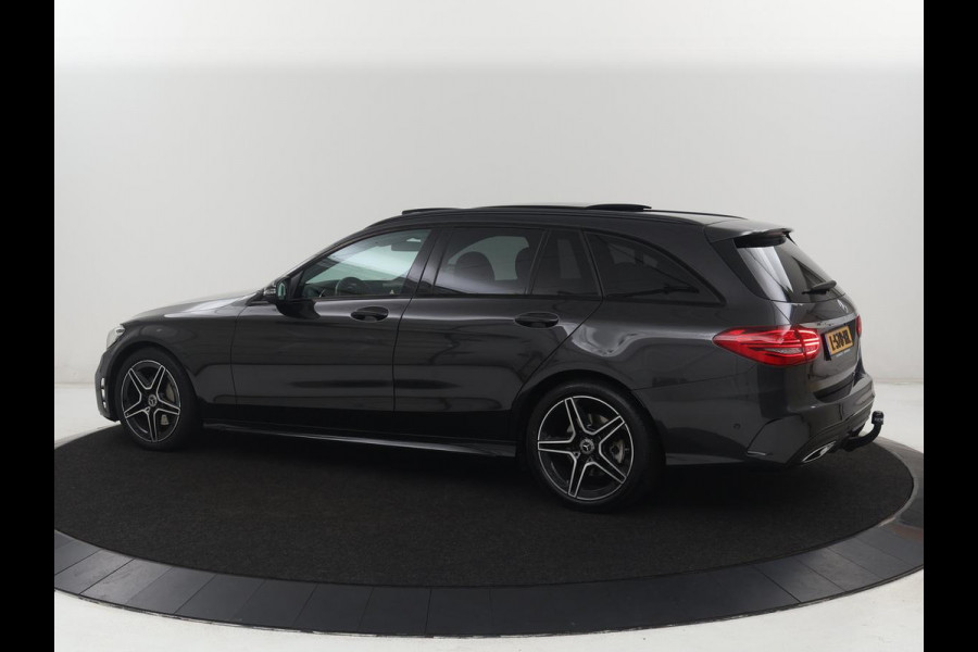 Mercedes-Benz C-Klasse Estate 180 Business Solution AMG | Panoramadak | Trekhaak | Leder/alcantara | Stoelverwarming | Virtual dashboard | Camera | Park assist | Carplay | Full LED