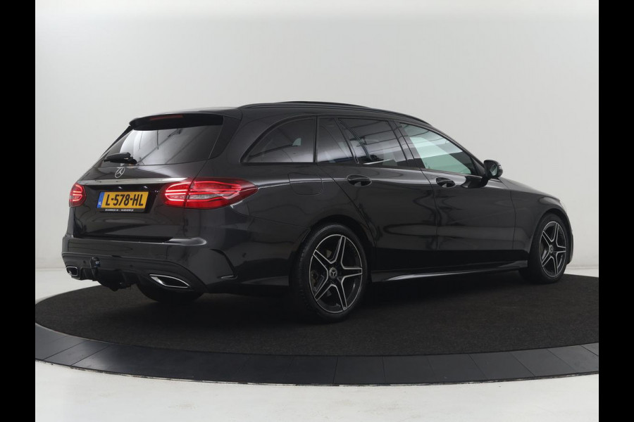 Mercedes-Benz C-Klasse Estate 180 Business Solution AMG | Panoramadak | Trekhaak | Leder/alcantara | Stoelverwarming | Virtual dashboard | Camera | Park assist | Carplay | Full LED