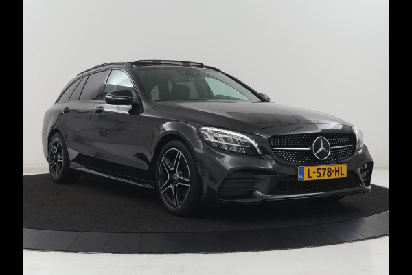 Mercedes-Benz C-Klasse Estate 180 Business Solution AMG | Panoramadak | Trekhaak | Leder/alcantara | Stoelverwarming | Virtual dashboard | Camera | Park assist | Carplay | Full LED