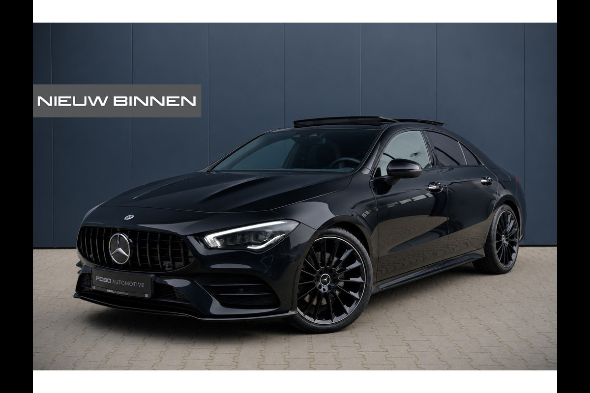 Mercedes-Benz CLA-Klasse 250 e AMG Line | Panoramadak | Stoelverwarming | Navigatie | Camera | Keyless | Ambiance Verlichting | Parkeersensoren | Cruise Control |