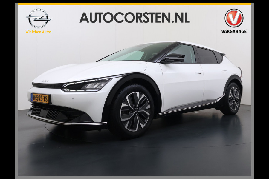 Kia Ev6 Plus Long Range 77.4kWh Trekhaak Leer+Ventilatie+Verwarming Camera Adap.Cruise Warmtepomp Meridian®-Audio Stuur+Achterbankverwar SOH 100% Elek.Achterklep Apple Carplay Android Privacy Glas Pdc Lmv Led DAB 1.600KG Trekgewicht Dealeronderhouden