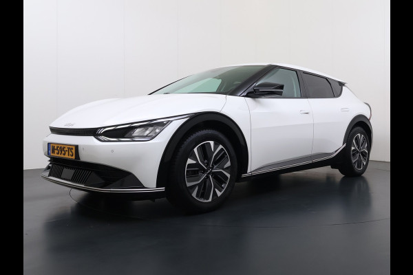 Kia Ev6 Plus Long Range 77.4kWh Trekhaak Leer+Ventilatie+Verwarming Camera Adap.Cruise Warmtepomp Meridian®-Audio Stuur+Achterbankverwar SOH 100% Elek.Achterklep Apple Carplay Android Privacy Glas Pdc Lmv Led DAB 1.600KG Trekgewicht Dealeronderhouden