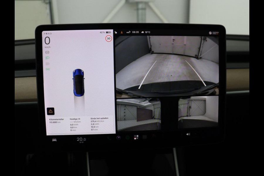 Tesla Model 3 Performance AWD 75 kWh | Traffic-Aware Cruise control | Leder | Lichtmetaal 20'' | Achterbank verwarming | Park assist | Climate control