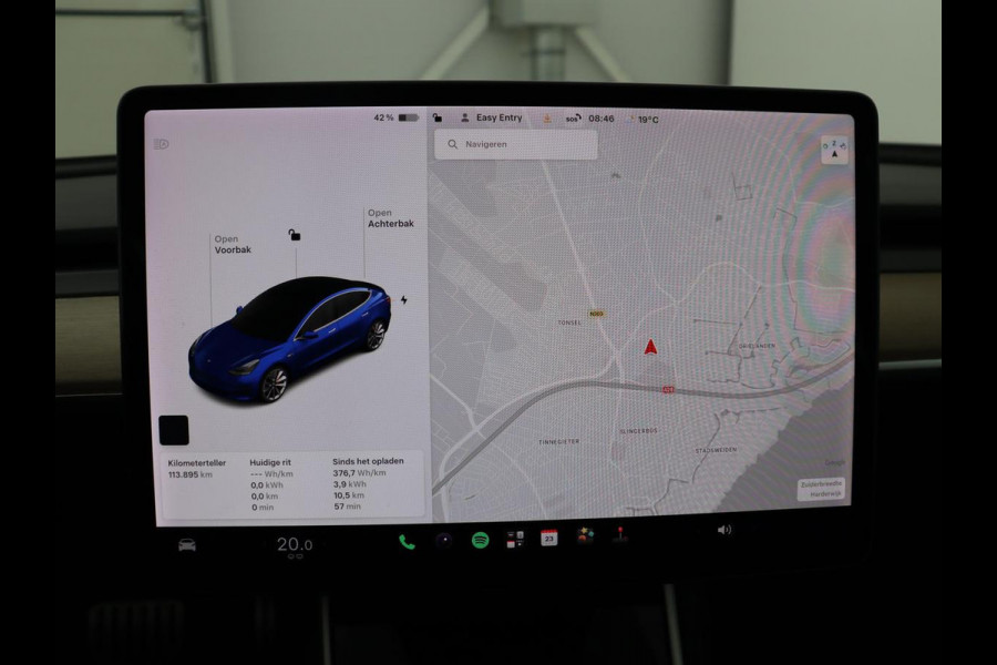 Tesla Model 3 Performance AWD 75 kWh | Traffic-Aware Cruise control | Leder | Lichtmetaal 20'' | Achterbank verwarming | Park assist | Climate control