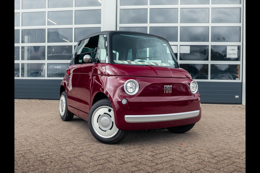Fiat TOPOLINO Speciale | Uniek | Burgundy Red | Leder Amaretto