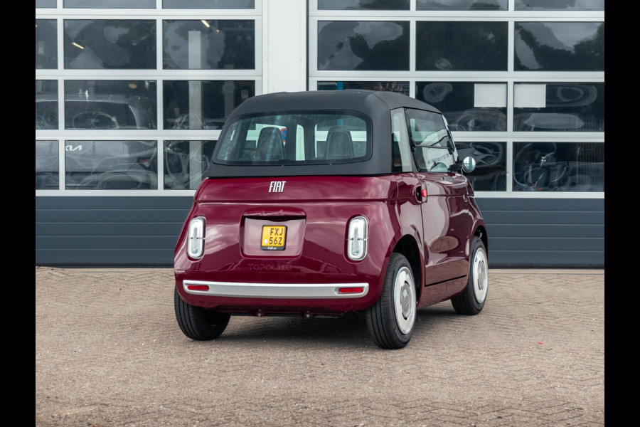 Fiat TOPOLINO Speciale | Uniek | Burgundy Red | Leder Amaretto