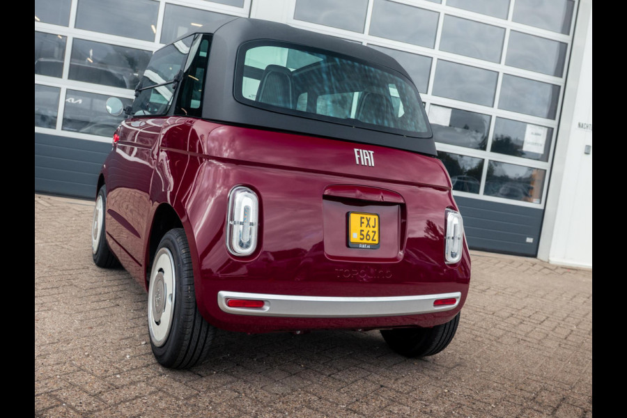 Fiat TOPOLINO Speciale | Uniek | Burgundy Red | Leder Amaretto