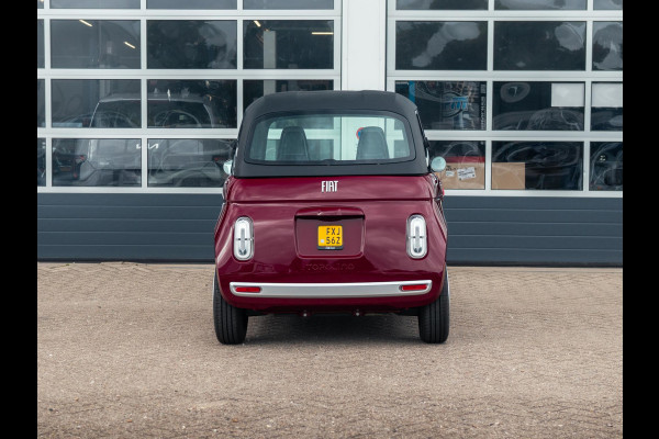 Fiat TOPOLINO Speciale | Uniek | Burgundy Red | Leder Amaretto