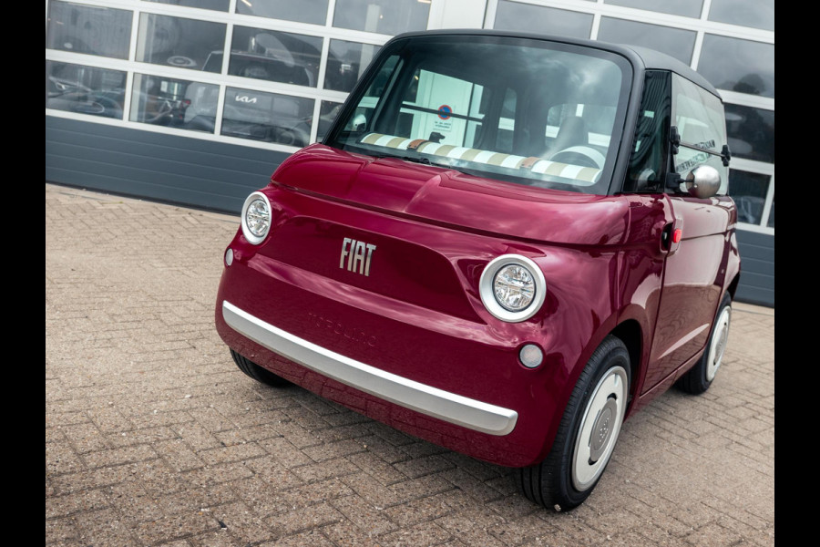 Fiat TOPOLINO Speciale | Uniek | Burgundy Red | Leder Amaretto