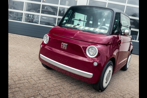 Fiat TOPOLINO Speciale | Uniek | Burgundy Red | Leder Amaretto