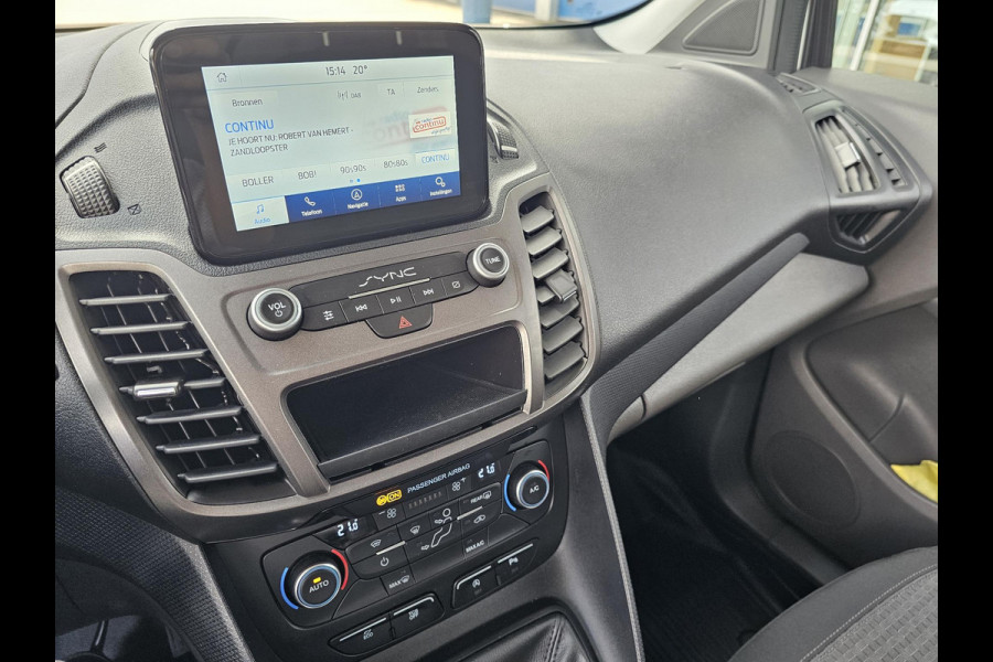 Ford Transit Connect 1.5 EcoBlue L2 Trend 7.260 KM! | Trekhaak | Dubbele Schuifdeur | Navigatie | Achteruitrijcamera | Ramen achter