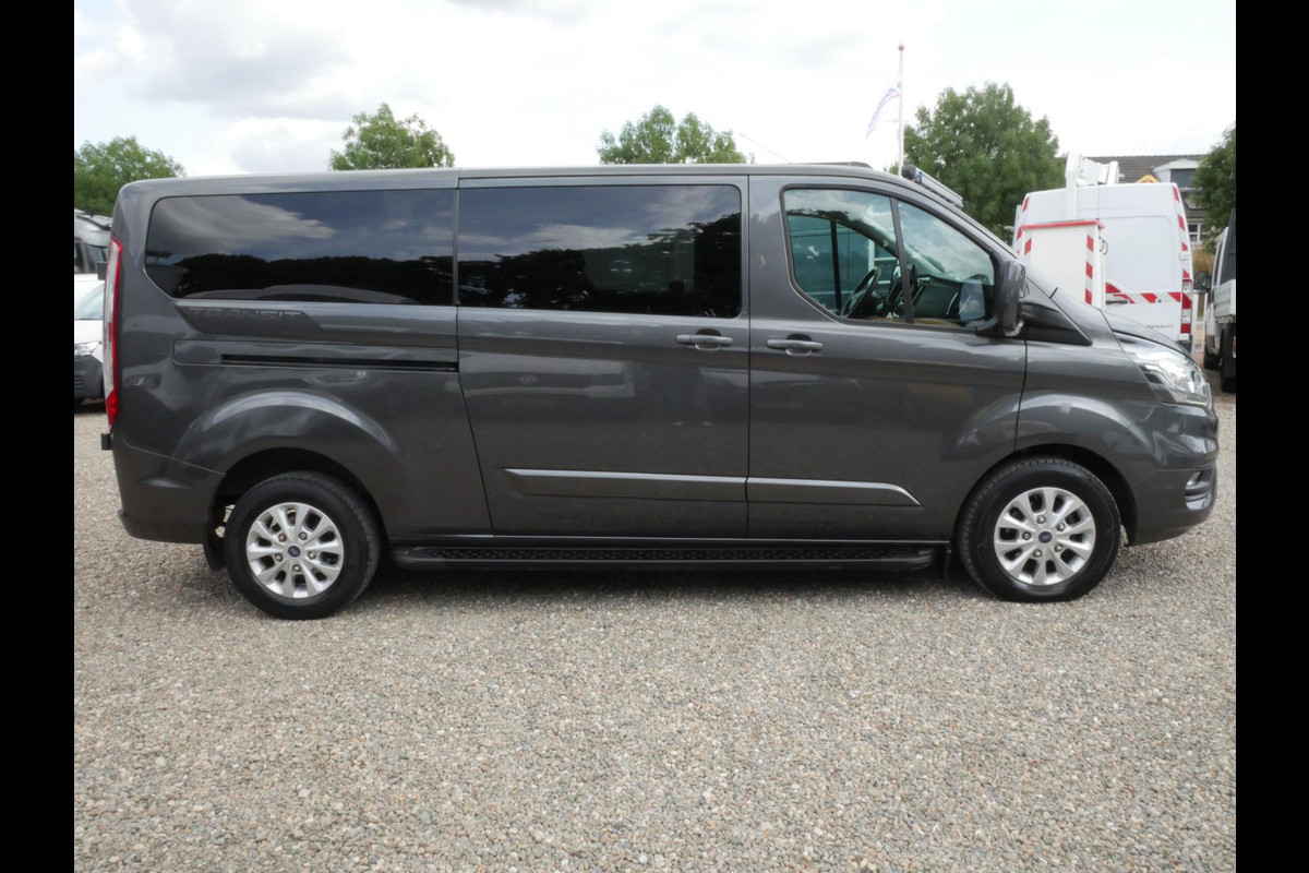Ford Transit Custom 2.0 TDCI 170PK L2H1 Dubbel cabine Airco Automaat 2 x Schuifdeur Limited