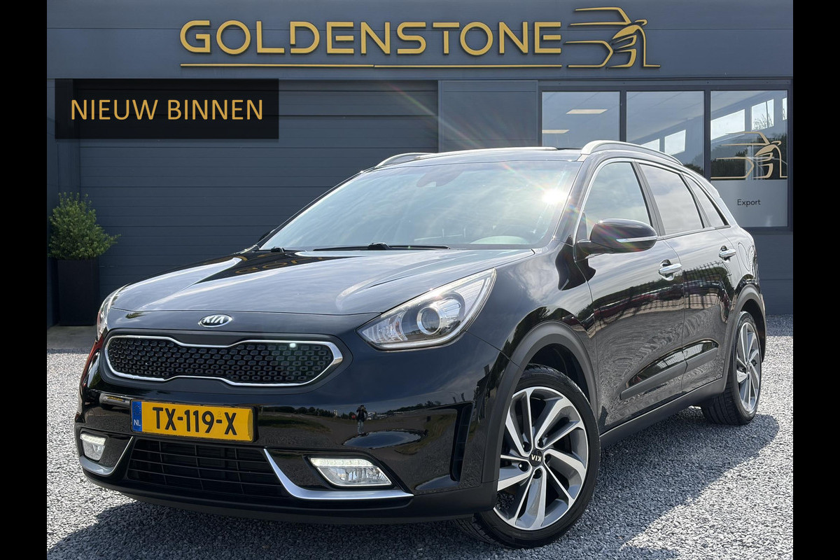 Kia Niro 1.6 GDi Hybrid Design Edition 1e Eigenaar,Trekhaak,Pano,Camera,Carplay,Stoelverw-Stuurverw,Halfleder,Lm velgen,Dealer Onderhouden,Rijstrooksensor,N.A.P,Apk tot 11-2026