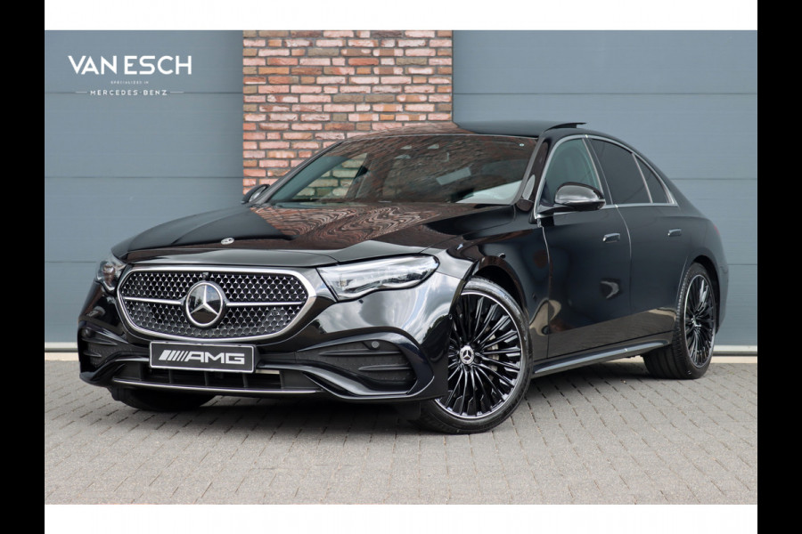 Mercedes-Benz E-Klasse 450 d 4MATIC AMG Line | Hyperscreen | Luchtvering | Achterasbesturing | Standkachel | Nappa Leder | Stoelventilatie | Trekhaak | Distronic+ | HUD | Massage | 3D-Display |