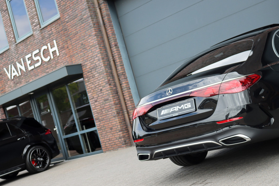 Mercedes-Benz E-Klasse 450 d 4MATIC AMG Line | Hyperscreen | Luchtvering | Achterasbesturing | Standkachel | Nappa Leder | Stoelventilatie | Trekhaak | Distronic+ | HUD | Massage | 3D-Display |