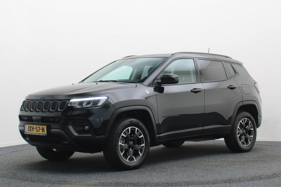 Jeep Compass 4xe 240 Plug-in Hybrid Electric Trailhawk Panoramadak, ACC, Camera, Apple Carplay, Virtual Cockpit, Climate, 17''