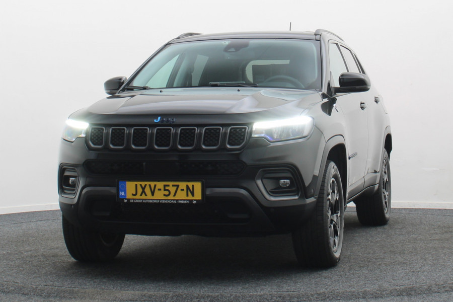 Jeep Compass 4xe 240 Plug-in Hybrid Electric Trailhawk Panoramadak, ACC, Camera, Apple Carplay, Virtual Cockpit, Climate, 17''