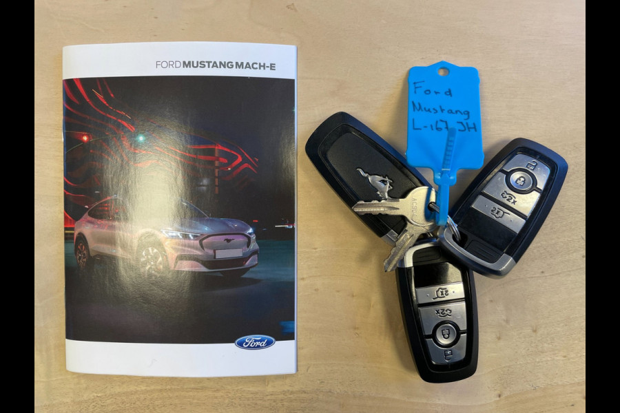 Ford Mustang Mach-E Extended RWD 98 kWh|96% SOH|AFN.TREKHAAK|MEMORY|LEDER|B&O|ACC|360+V+A-CAMERA|CARPLAY|STOEL+STUURVERW|NL|NAP|