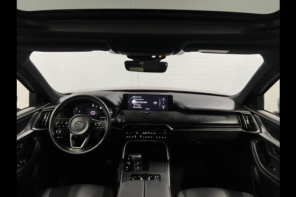 Mazda CX-60 2.5 e-SkyActiv PHEV Homura Plus Open dak | Adapt. Cruise | Stoelventilatie | Stuur-/Stoelverwarming | 360 camera | Head-up | Carplay | Bose sound | Memory