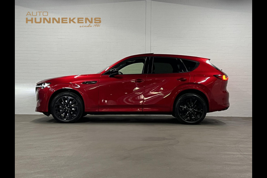 Mazda CX-60 2.5 e-SkyActiv PHEV Homura Plus Open dak | Adapt. Cruise | Stoelventilatie | Stuur-/Stoelverwarming | 360 camera | Head-up | Carplay | Bose sound | Memory