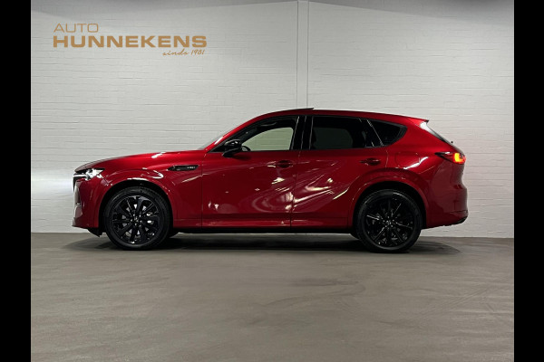 Mazda CX-60 2.5 e-SkyActiv PHEV Homura Plus Open dak | Adapt. Cruise | Stoelventilatie | Stuur-/Stoelverwarming | 360 camera | Head-up | Carplay | Bose sound | Memory