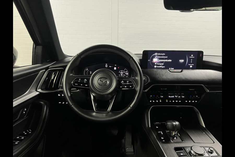 Mazda CX-60 2.5 e-SkyActiv PHEV Homura Plus Open dak | Adapt. Cruise | Stoelventilatie | Stuur-/Stoelverwarming | 360 camera | Head-up | Carplay | Bose sound | Memory
