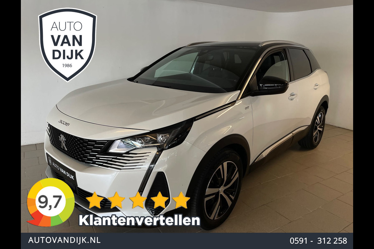Peugeot 3008 1.2 PureTech GT AUTOMAAT AIRCO CLIMA NAVI CRUISE APPLE CARPLAY ALCANTARA ZEER NETTE AUTO