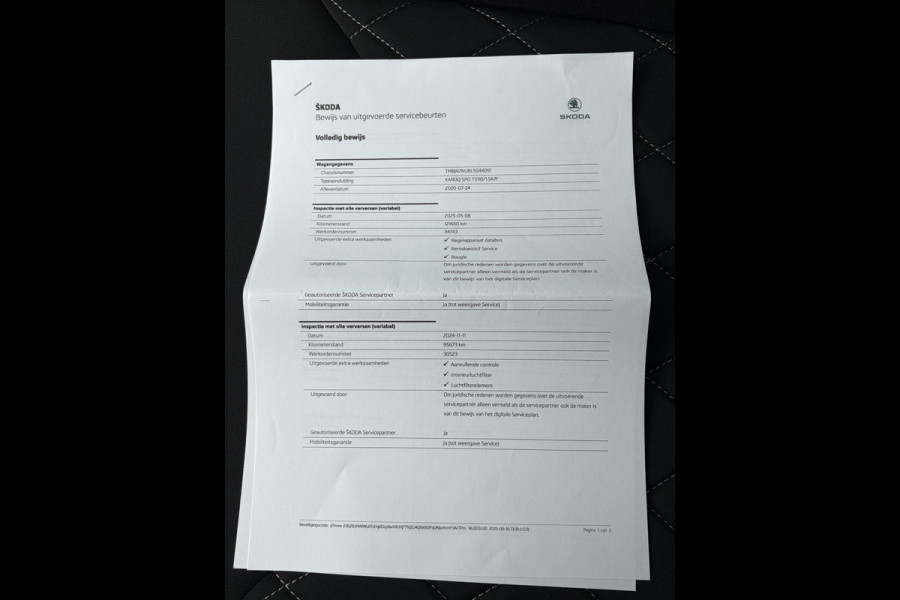 Škoda Karoq 1.5 TSI ACT Sportline Business Trekhaak Adap.Cruise Camera Stoelverw Orig.NL Voll.Onderhouden!