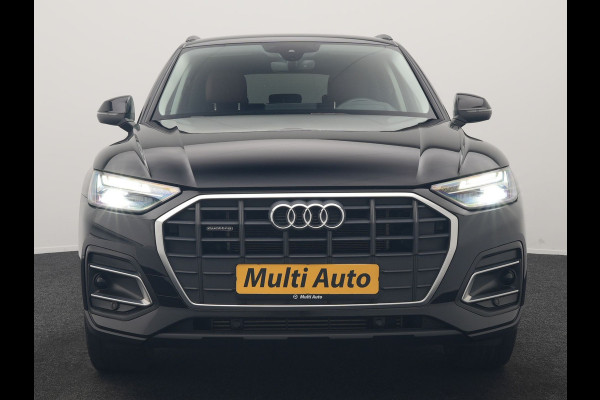 Audi Q5 50 TFSI e Advanced edition PHEV 300pk Dealer O.H | Trekhaak Af Fabriek | Head Up | Apple Carplay | Lederen Sportstoelen Verwarmd | Cruise Control | Virtual | Navigatie | DAB | 19"L.M | Plug In Hybrid |