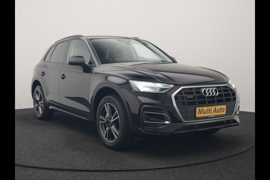 Audi Q5 50 TFSI e Advanced edition PHEV 300pk Dealer O.H | Trekhaak Af Fabriek | Head Up | Apple Carplay | Lederen Sportstoelen Verwarmd | Cruise Control | Virtual | Navigatie | DAB | 19"L.M | Plug In Hybrid |