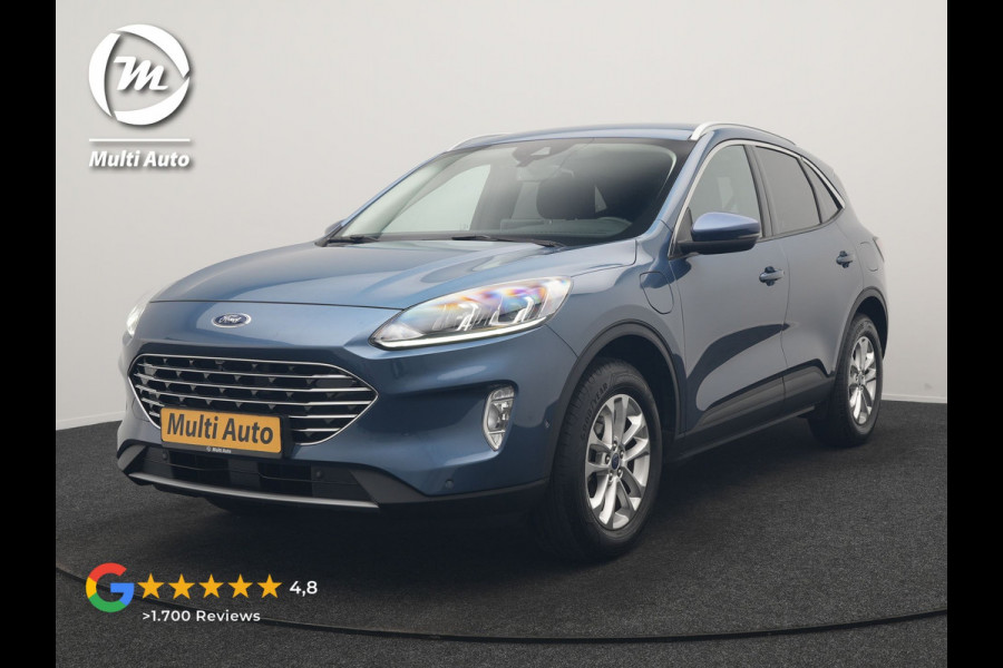 Ford Kuga 2.5 PHEV Titanium 225pk Dealer O.H | Adaptive Cruise | 360 Camera | BLIS | Stoelen & Stuur Verwarmd | Keyless | Pilot Assist | Navigatie | Apple Carplay | Virtual | DAB | 17"L.M | Plug In Hybrid |