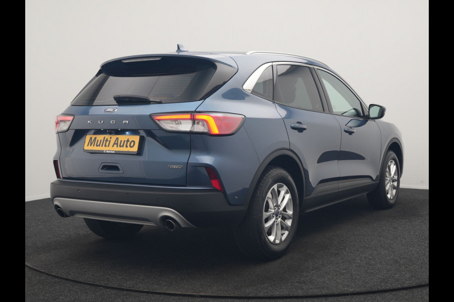 Ford Kuga 2.5 PHEV Titanium 225pk Dealer O.H | Adaptive Cruise | 360 Camera | BLIS | Stoelen & Stuur Verwarmd | Keyless | Pilot Assist | Navigatie | Apple Carplay | Virtual | DAB | 17"L.M | Plug In Hybrid |