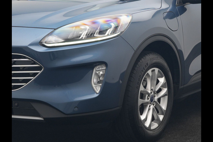 Ford Kuga 2.5 PHEV Titanium 225pk Dealer O.H | Adaptive Cruise | 360 Camera | BLIS | Stoelen & Stuur Verwarmd | Keyless | Pilot Assist | Navigatie | Apple Carplay | Virtual | DAB | 17"L.M | Plug In Hybrid |