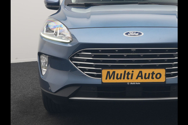 Ford Kuga 2.5 PHEV Titanium 225pk Dealer O.H | Adaptive Cruise | 360 Camera | BLIS | Stoelen & Stuur Verwarmd | Keyless | Pilot Assist | Navigatie | Apple Carplay | Virtual | DAB | 17"L.M | Plug In Hybrid |