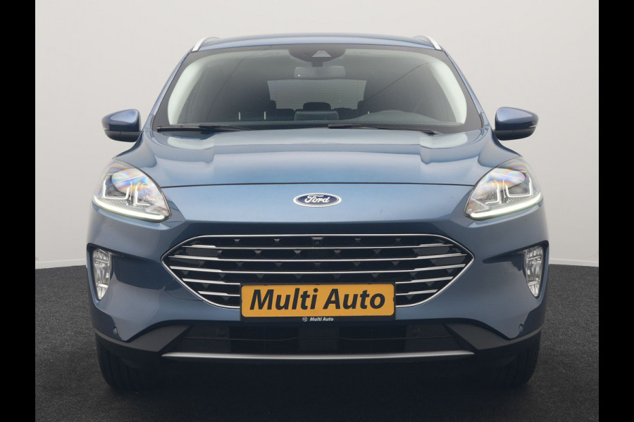 Ford Kuga 2.5 PHEV Titanium 225pk Dealer O.H | Adaptive Cruise | 360 Camera | BLIS | Stoelen & Stuur Verwarmd | Keyless | Pilot Assist | Navigatie | Apple Carplay | Virtual | DAB | 17"L.M | Plug In Hybrid |