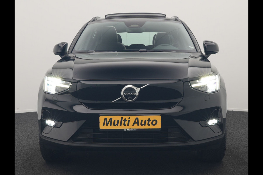 Volvo XC40 Recharge Ultimate 69 kWh 232pk Dealer O.H | Trekhaak Af Fabriek | Panodak | 360 Camera | Adaptive Cruise | Harman / Kardon | Alcantara Sportstoelen Memory & Verwarmd | BLIS | Keyless | Apple Carplay | Pilot Assist | Stuurverwarming | Google Assistant & Maps | Navigatie | DAB | 19"L.M |