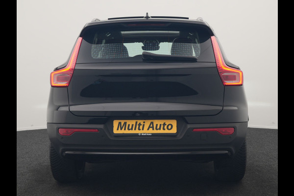 Volvo XC40 Recharge Ultimate 69 kWh 232pk Dealer O.H | Trekhaak Af Fabriek | Panodak | 360 Camera | Adaptive Cruise | Harman / Kardon | Alcantara Sportstoelen Memory & Verwarmd | BLIS | Keyless | Apple Carplay | Pilot Assist | Stuurverwarming | Google Assistant & Maps | Navigatie | DAB | 19"L.M |