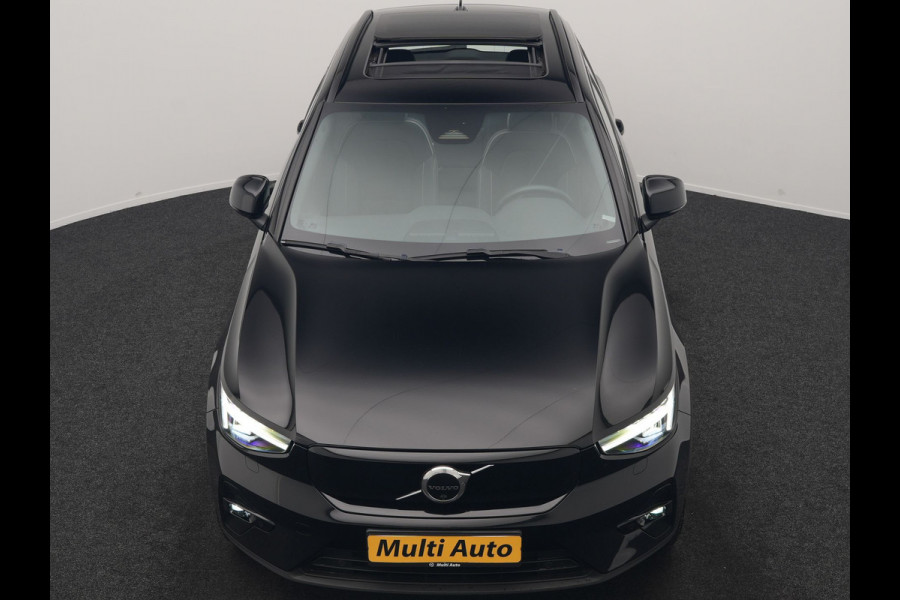 Volvo XC40 Recharge Ultimate 69 kWh 232pk Dealer O.H | Trekhaak Af Fabriek | Panodak | 360 Camera | Adaptive Cruise | Harman / Kardon | Alcantara Sportstoelen Memory & Verwarmd | BLIS | Keyless | Apple Carplay | Pilot Assist | Stuurverwarming | Google Assistant & Maps | Navigatie | DAB | 19"L.M |