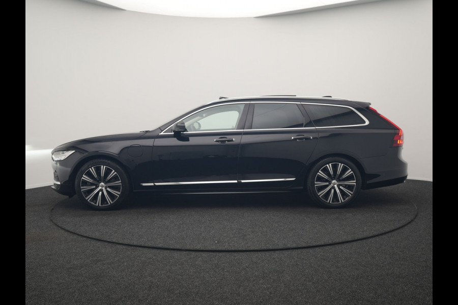 Volvo V90 T6 AWD Inscription PHEV 350pk Dealer O.H | Panodak | Adaptive Cruise | Camera | Harman / Kardon | Lederen Sportstoelen Memory & Verwarmd | Apple Carplay | BLIS | Keyless | Pilot Assist | Google Assistant & Maps | Virtual | Navigatie | DAB | 19"L.M | Plug In Hybrid |