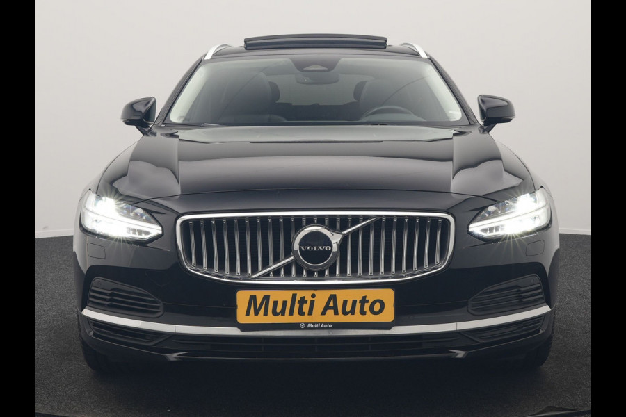 Volvo V90 T6 AWD Inscription PHEV 350pk Dealer O.H | Panodak | Adaptive Cruise | Camera | Harman / Kardon | Lederen Sportstoelen Memory & Verwarmd | Apple Carplay | BLIS | Keyless | Pilot Assist | Google Assistant & Maps | Virtual | Navigatie | DAB | 19"L.M | Plug In Hybrid |