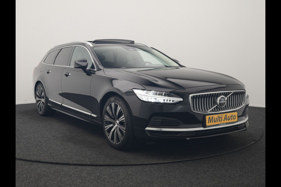 Volvo V90 T6 AWD Inscription PHEV 350pk Dealer O.H | Panodak | Adaptive Cruise | Camera | Harman / Kardon | Lederen Sportstoelen Memory & Verwarmd | Apple Carplay | BLIS | Keyless | Pilot Assist | Google Assistant & Maps | Virtual | Navigatie | DAB | 19"L.M | Plug In Hybrid |