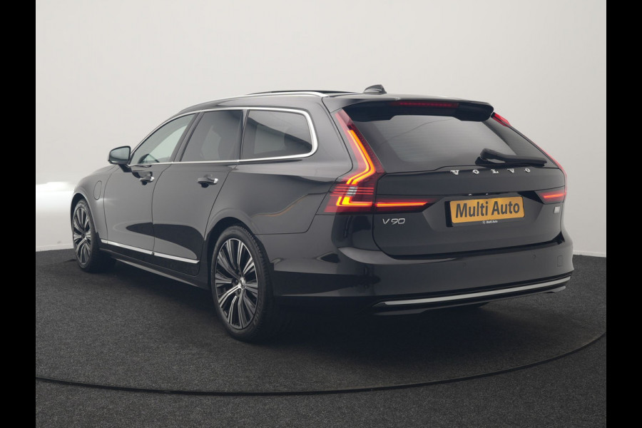 Volvo V90 T6 AWD Inscription PHEV 350pk Dealer O.H | Panodak | Adaptive Cruise | Camera | Harman / Kardon | Lederen Sportstoelen Memory & Verwarmd | Apple Carplay | BLIS | Keyless | Pilot Assist | Google Assistant & Maps | Virtual | Navigatie | DAB | 19"L.M | Plug In Hybrid |