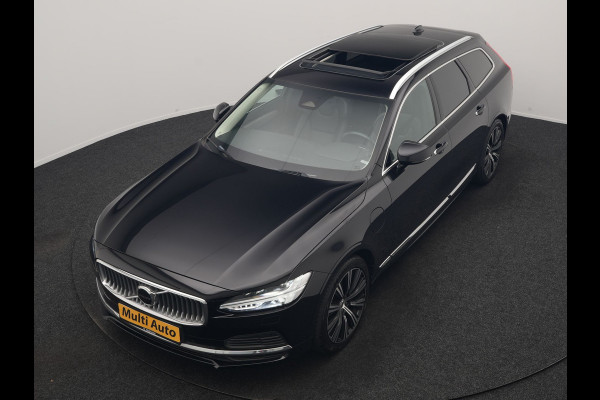 Volvo V90 T6 AWD Inscription PHEV 350pk Dealer O.H | Panodak | Adaptive Cruise | Camera | Harman / Kardon | Lederen Sportstoelen Memory & Verwarmd | Apple Carplay | BLIS | Keyless | Pilot Assist | Google Assistant & Maps | Virtual | Navigatie | DAB | 19"L.M | Plug In Hybrid |