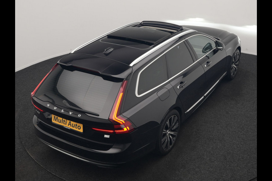 Volvo V90 T6 AWD Inscription PHEV 350pk Dealer O.H | Panodak | Adaptive Cruise | Camera | Harman / Kardon | Lederen Sportstoelen Memory & Verwarmd | Apple Carplay | BLIS | Keyless | Pilot Assist | Google Assistant & Maps | Virtual | Navigatie | DAB | 19"L.M | Plug In Hybrid |