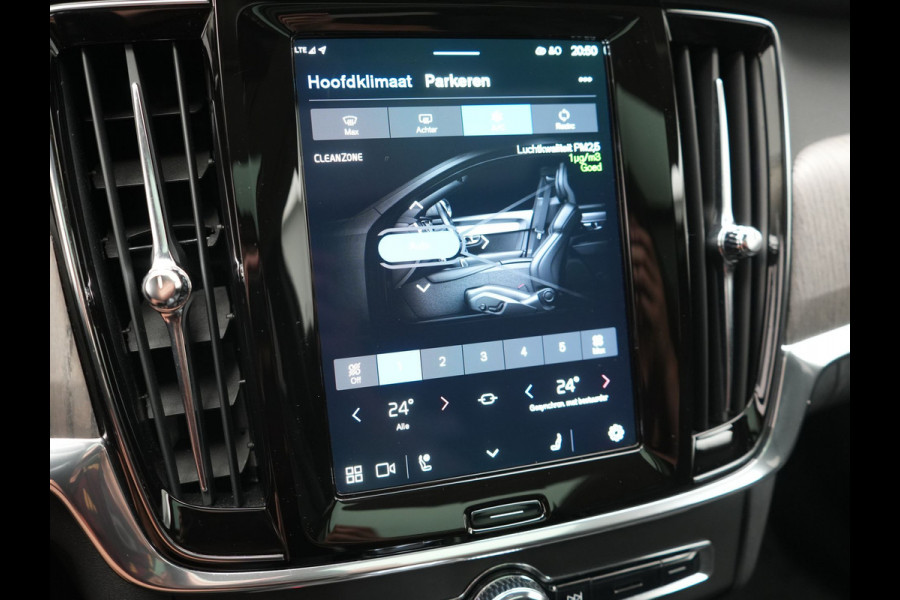 Volvo V90 T6 AWD Inscription PHEV 350pk Dealer O.H | Panodak | Adaptive Cruise | Camera | Harman / Kardon | Lederen Sportstoelen Memory & Verwarmd | Apple Carplay | BLIS | Keyless | Pilot Assist | Google Assistant & Maps | Virtual | Navigatie | DAB | 19"L.M | Plug In Hybrid |