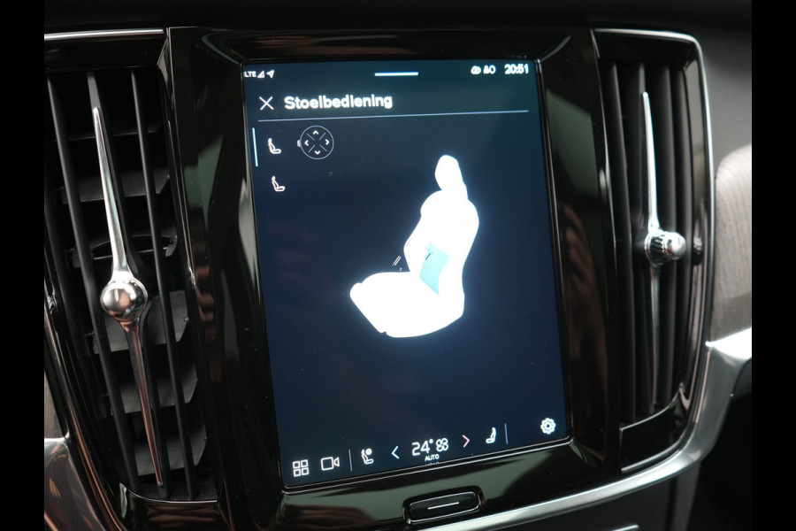 Volvo V90 T6 AWD Inscription PHEV 350pk Dealer O.H | Panodak | Adaptive Cruise | Camera | Harman / Kardon | Lederen Sportstoelen Memory & Verwarmd | Apple Carplay | BLIS | Keyless | Pilot Assist | Google Assistant & Maps | Virtual | Navigatie | DAB | 19"L.M | Plug In Hybrid |