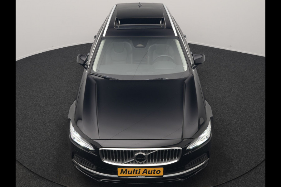 Volvo V90 T6 AWD Inscription PHEV 350pk Dealer O.H | Panodak | Adaptive Cruise | Camera | Harman / Kardon | Lederen Sportstoelen Memory & Verwarmd | Apple Carplay | BLIS | Keyless | Pilot Assist | Google Assistant & Maps | Virtual | Navigatie | DAB | 19"L.M | Plug In Hybrid |