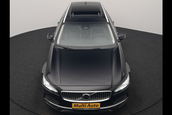 Volvo V90 T6 AWD Inscription PHEV 350pk Dealer O.H | Panodak | Adaptive Cruise | Camera | Harman / Kardon | Lederen Sportstoelen Memory & Verwarmd | Apple Carplay | BLIS | Keyless | Pilot Assist | Google Assistant & Maps | Virtual | Navigatie | DAB | 19"L.M | Plug In Hybrid |