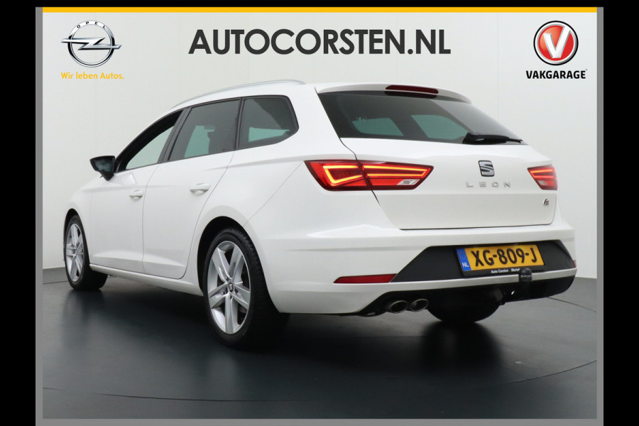Seat Leon ST 1.5T 131pk FR Trekhaak Stoelverwarming Navi via Apple Carplay/Android Auto Navi Lmv 17" Dual-ECC Privacy Glass DAB Cruise Con Winterpack Sportstoelen Licht+Regensensor Isofix 1.400KG Trekgewicht Origineel Nederlandse Auto