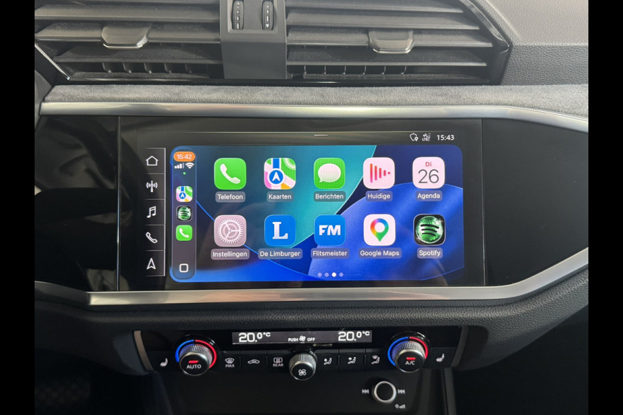 Audi Q3 Sportback 35 TFSI S-line Adaptive cruise Digitaal dashboard Led Clima Stoelverwarming Carplay